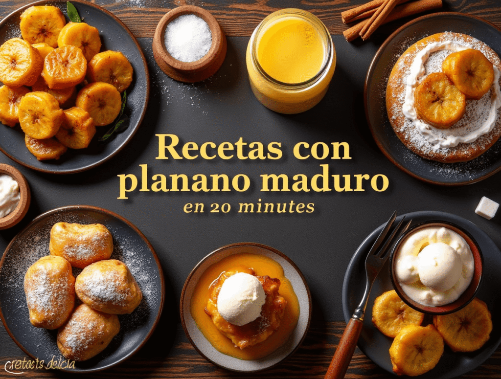 Recetas con plátano maduro: 7 dulces irresistibles en 20 minutos