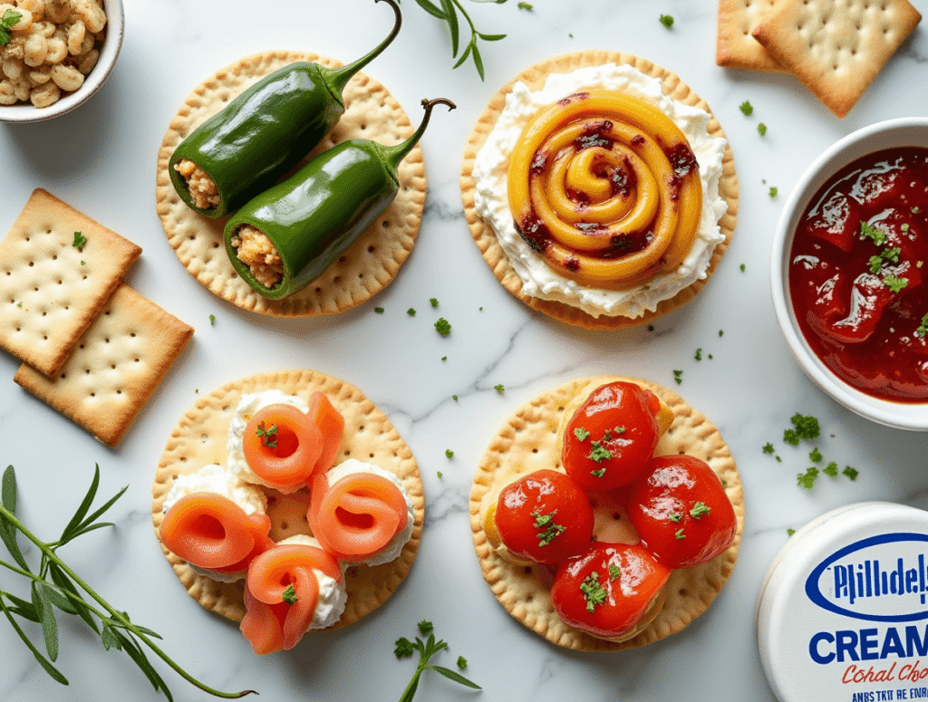 Queso Philadelphia Botana Recetas: 4 Recetas Irresistibles ¡Fáciles!