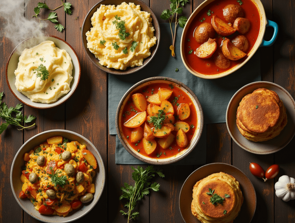 Recetas con Papas Fáciles: 7 Platos Reconfortantes en 25 Min
