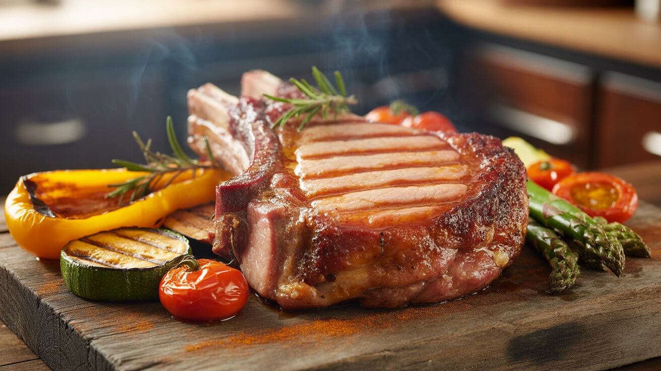 Chuleta Ahumada Recetas: 3 Deliciosas Con Verduras Asadas