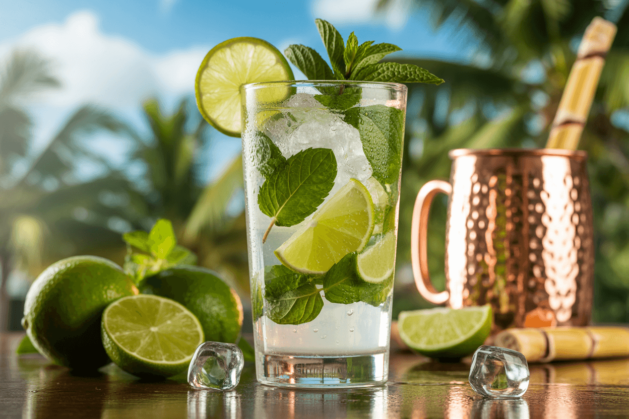 Cóctel de Ron: Cómo Hacer el Mojito Perfecto en 4 Pasos