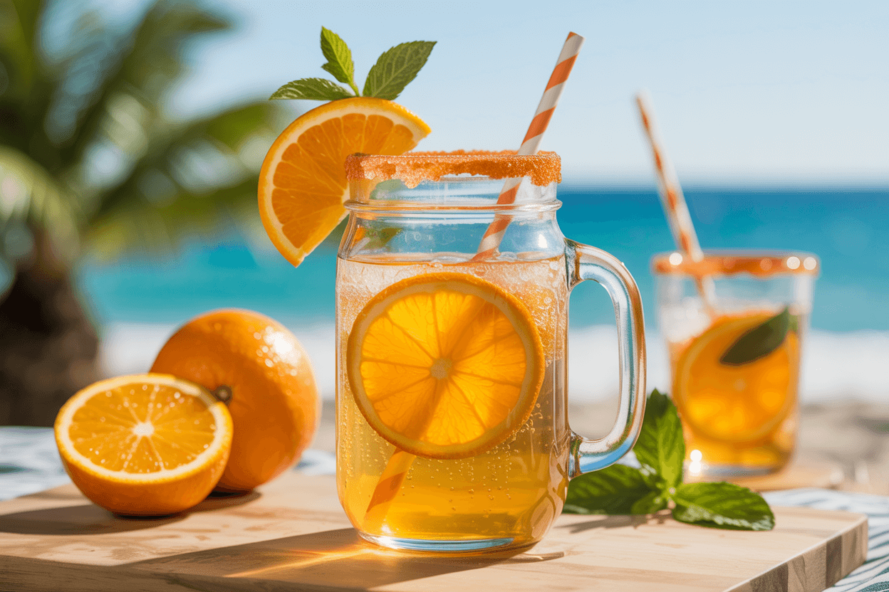 Cóctel Orange Crush: Perfección Veraniega de 3 Ingredientes