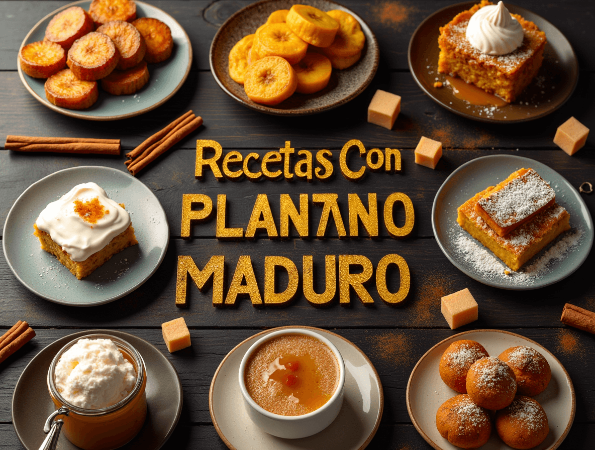 Recetas con plátano maduro: 7 dulces irresistibles en 20 minutos
