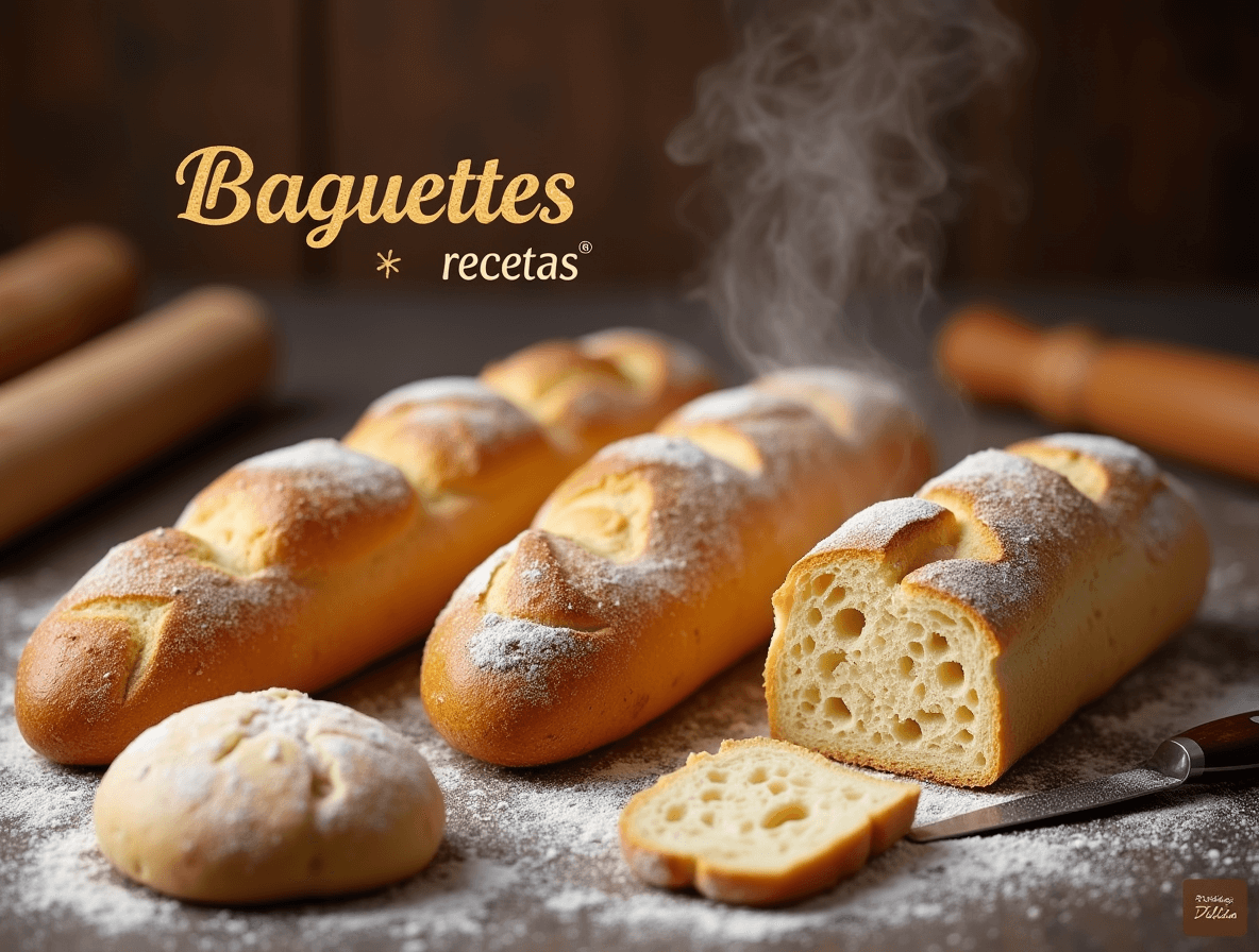 Baguettes recetas: 3 métodos fáciles con y sin amasado intenso